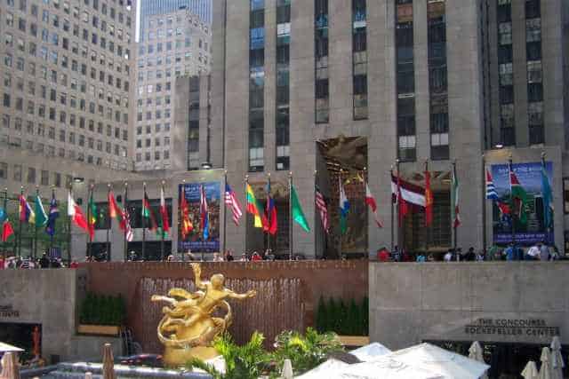 Monuments à New York 10 Monument du Rockefeller Center