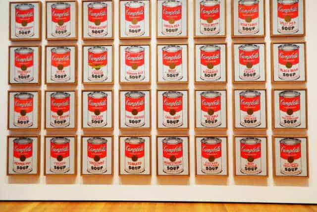 32 Campbell’s Soup Cans - Andy Warhol