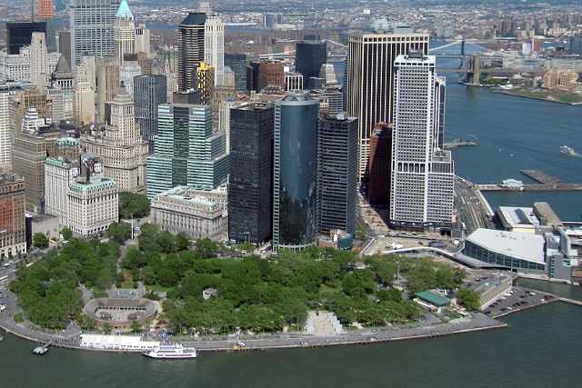 Battery Park vue du ciel