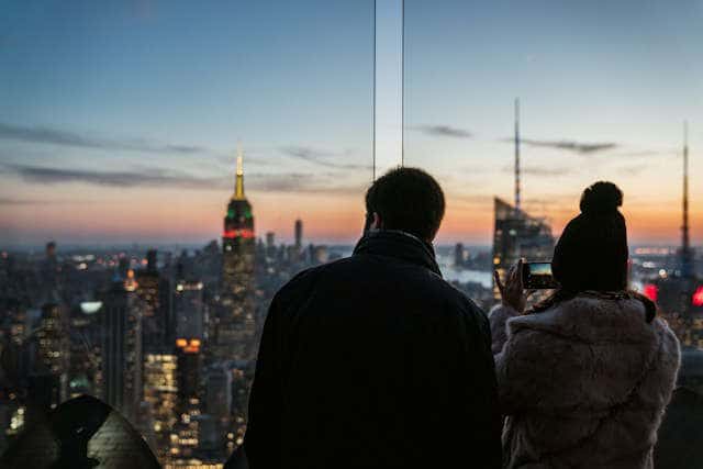 Vue Empire State Building et Summit