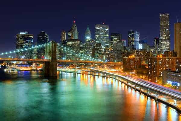 Brooklyn Bridge Night Photos New York 600400
